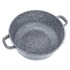 Puodas Puodas su dangčiu, aliuminis, pilkas marmuras, skersmuo 26 cm, 5,6 l, Klausberg