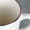 Siaki Collection Porzellanbecher Porzellantasse Trinkbecher Becher Tasse aus Porzellan baltas 200 ml