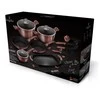 PUODŲ RINKINYS 12 ELE. BERLINGER HAUS METALLIC iROSE LINE BH-6044
