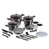 Berlinger Haus Puodų komplektas Metallic Line Carbon Pro Edition, 22 dalių | BH-7181
