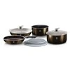 PUODŲ RINKINYS 9 ELEMENTAI CLICK &amp; COOK BERLINGER HAUS SHINY Juodas BH-7041