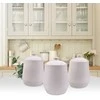 Rinkinys 3 POJEMNIKÓW CERAMICZNYCH NA KAWĘ HERBATĘ I CUKIER MAESTRO Baltas MR-20002-03CS