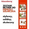 Młynek Pipirų malūnėlis su druskine - rinkinys, akacijos mediena, keraminis mechanizmas, Klausberg, kb-7859