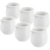 Orion Pieno ąsotis porcelianas baltas MONA 4x4 cm, 20 ml 6 vnt.