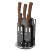 Rinkinys NOŻY 6 ELE. BERLINGER HAUS EBONY ROSEWOOD BH-2530