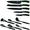 Berlinger Haus Virtuvės įrankių ir peilių rinkinys (12dalių) BerlingerHaus Emerald Collection BH/6250NA