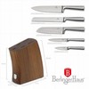 Rinkinys NOŻY W BLOKU 6 ELE BERLINGER HAUS ANTRACIT BH-3124