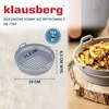 Rinkinys Silikoninių įdėklų rinkinys kepimui gruzdintuvėje, 20 cm skersmens, 2 vnt., Klausberg, kb-7789