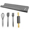 SILIKONINIS KILINIS STALAS 40 x 50cm + 5 ELEMENTŲ PRIEDAI. BRUNBESTE BB-2971