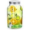 Gėrimų dozatorius Vilde su čiaupu, 6,2 l, stiklinis