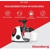 Sulčiaspaudė Lėtaeigė sulčiaspaudė vaisiams ir daržovėms, horizontali su rankena, 150 W, balta, Klausberg, kb-7864