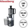 Sulčiaspaudė Lėtaeigė sulčiaspaudė vaisiams ir daržovėms, vertikali, pilka, 180 W, Klausberg, kb-7881