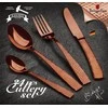 STALIO ĮRANKŲ RINKINYS 24 VNT. GLOSSY BERLINGER HAUS ROSE GOLD BH-2617