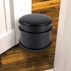 Excellent Houseware Stoperis durims, juodas, 9 cm
