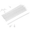 Party Deco Orion Gimtadienio žvakutės 12 vnt. 14,5 cm baltos