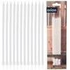 Party Deco Orion Gimtadienio žvakutės 12 vnt. 14,5 cm baltos
