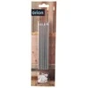 Party Deco Orion Ilgos sidabrinės torto žvakutės 14,5 cm 12 vnt.
