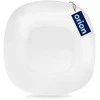 Orion Desertinis lėkštė LUNA 20 cm stiklinė balta