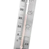 Tectake Orion Stalinis termometras 28 cm - Nerūdijančio plieno, Išorės ir vidaus temperatūros matavimui