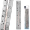 Tectake Orion Stalinis termometras 28 cm - Nerūdijančio plieno, Išorės ir vidaus temperatūros matavimui