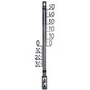 Tectake Termometras Vilde juodas 27 cm