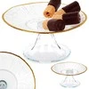 Home Styling Collection Stiklinė tortinė su aukštu padu, 15,5 cm, auksinė