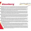 Puodas Puodas su dangčiu, plieno, 24 cm skersmens, 5,9 l, Klausberg