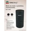 King Hoff Blok Peilių laikiklis 11x22 cm, juodo marmuro, Kinghoff