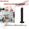 Wentylator Bokštinis ventiliatorius su nuotolinio valdymo pultu, juodas, 36 colių, klausberg