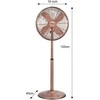 Wentylator Pastatomas grindų ventiliatorius 40 cm 50 W vario Klausberg