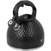 Virdulys na gaz plieno su gwizdkiem indukcija 2.7L juoda matinė diament BRUNBESTE BB-2468