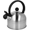 Virdulys plieno su gwizdkiem na gaz indukcija mały 1.5L sidabrinė BRUNBESTE BB-2399