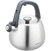 Virdulys, Nerūdijančio plieno virdulys su švilpuku, šlifuoto sidabro spalvos, talpa 2,5 l, Klausberg, kb-7773