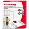 Virtuvinės svarstyklės Svarstyklės Vonios svarstyklės su rankena, elektroninės, tiksli kūno sudėties analizė, baltos, Klausberg, kb-7857
