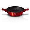 WOK CASSER GRANITE 32CM 4,9L BERLINGER HAUS METALLIC LINE BURGUNDY BH-1264-N