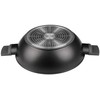 WOK TYTANOWY Z POKRYWKĄ 30CM BERLINGER HAUS ANTRACIT BH-8125