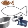 Orion Keksų formelė Žuvies forma 5 cm nerūdijančio plieno