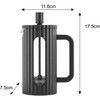 Klausberg stūmoklinis kavos/arbatos virimo aparatas SU 350 ml KLAUSBERG KB-7741 Juodas