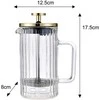 ZAPARZACZ DO KAWY HERBATY SZKLANY 350ML FRENCH PRESS Auksinė KLAUSBERG KB-7759