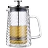 Zaparzacz Stūmoklinis kavos/arbatos virimo aparatas, stiklinis, 0,60 l, Klausberg, kb-7763