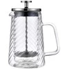 Zaparzacz Stūmoklinis kavos/arbatos virimo aparatas, stiklinis, 0,60 l, Klausberg, kb-7763