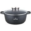 MARMURINIS KERAMINIS PUODAS 3,3L 22cm ZILNER zl 9004
