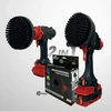 Profesionalus valymo šepetys Premium Drill 2 in 1 - ypač kietas, juodas, 15 cm