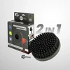 Profesionalus valymo šepetys Premium Drill 2 in 1 - ypač kietas, juodas, 15 cm