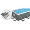 Stovas prie baseino 412 cm x 201 cm x 122 cm POWER STEEL BESTWAY