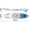 Aquasurf SUP lenta 320 x 84 x 15 cm Neo-Sport 170200