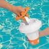Didelė plūdė Bestway baseino chemikalų dozatorius 58474 oranžinė