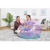 „Bestway Glitter“ kėdė pripučiama „Pouffe Glitter Dream 114 x 112 x 66cm 75115“
