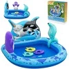 Pripučiamas baseinas BESTWAY POLAR PALS, 34 x 131 x 73 cm