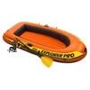 Oars Intex Explorer Pro 300 komplektas pripučiama valtis su irklais ir siurbliu Raudona/Geltona